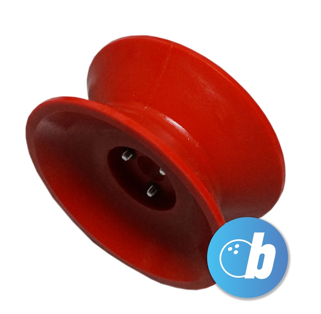 Urethane Ball V-Wheel Assembly Red