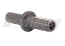 Tube hose stem (Gray plastic 3/8 x 3/8)