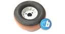 Ball Lift Wheel Assembly brown